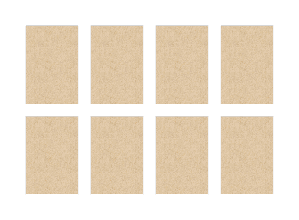 4 x 6” Portrait Photo Mount 4 x 2