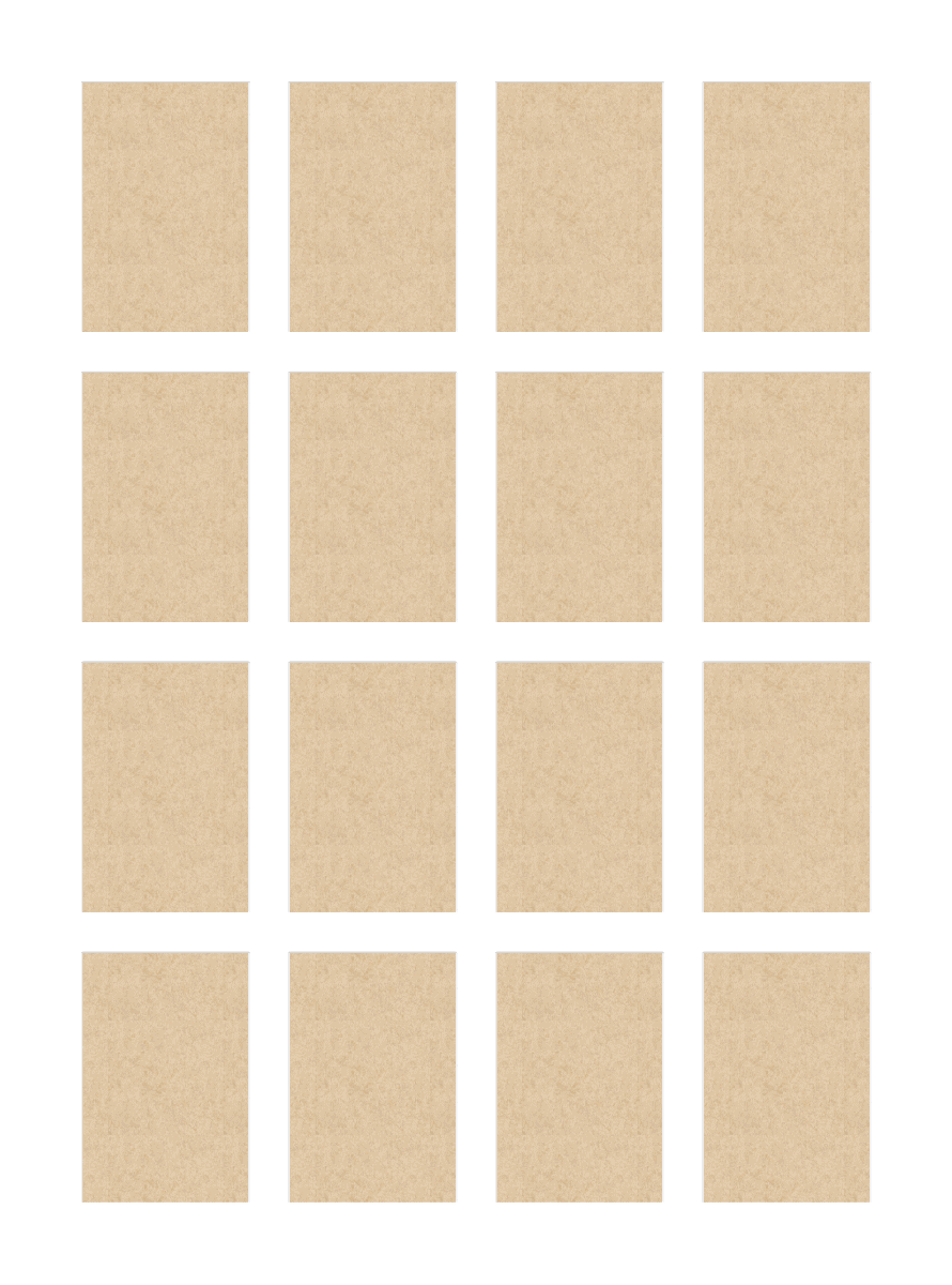 4 x 6” Portrait Photo Mount 4 x 4