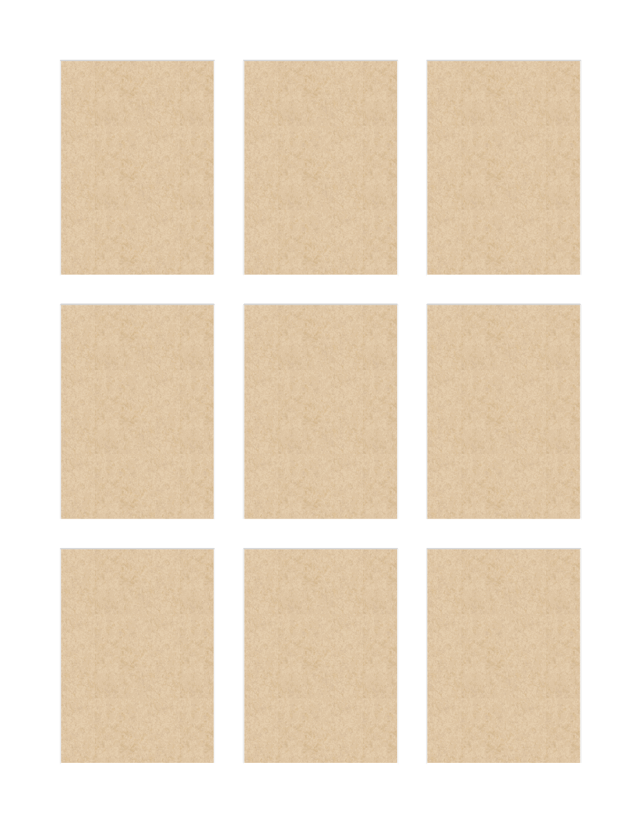 5 x 7” Portrait Photo Mount 3 x 3